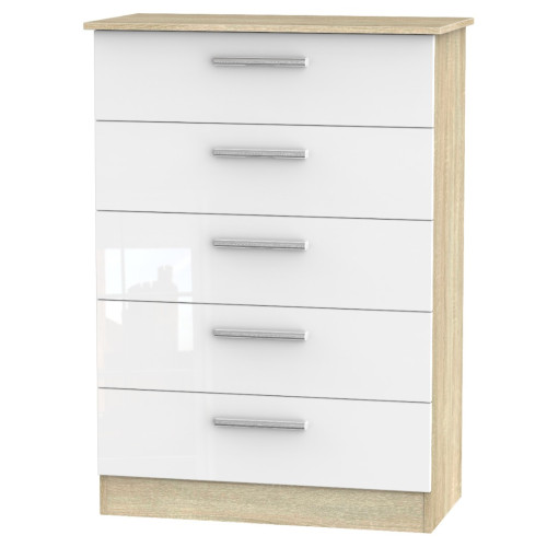Contrast 5 Drawer Chest Contrast 5 Drawer Chest