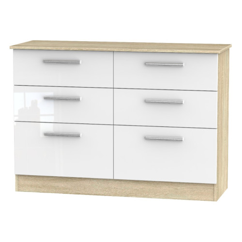 Contrast 6 Drawer Midi Chest Contrast 6 Drawer Midi Chest