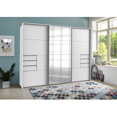 Cologne White 273cm Sliding Wardrobe