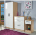 Contrast Tall 4 Door 4 Drawer Wardrobe