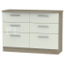 Knightsbridge 6 Drawer Midi Chest Knightsbridge 6 Drawer Midi Chest