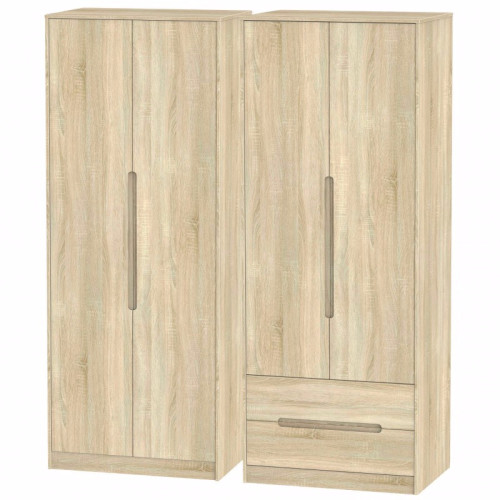 Monaco Tall 4 Door 2 Drawer Wardrobe Monaco Tall 4 Door 2 Drawer Wardrobe