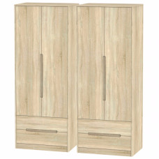 Monaco Tall 4 Door 4 Drawer Wardrobe