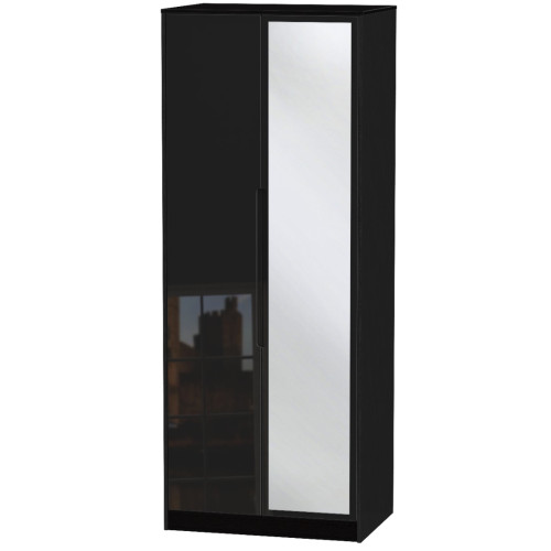 Monaco Tall 2 Door Mirror Wardrobe