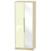 Monaco Tall 2 Door Mirror Wardrobe