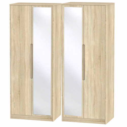 Monaco Tall 4 Door Mirror Wardrobe Monaco Tall 4 Door Mirror Wardrobe