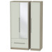 Monaco Tall 3 Door 2 Drawer Mirror Wardrobe Monaco Tall 3 Door 2 Drawer Mirror Wardrobe