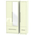 Monaco Tall 3 Door 4 Drawer Mirror Wardrobe