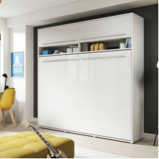 Mersey White Storage Horizontal Bedframe from