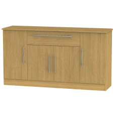 Sherwood 4 Door 1 Drawer Wide Unit