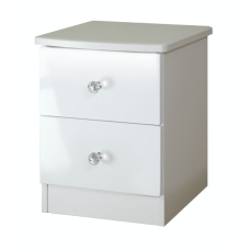 Lumiere 2 Drawer Bedside