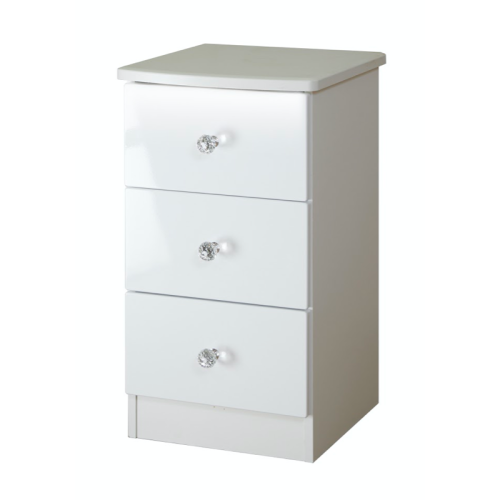 Lumiere 3 Drawer Bedside