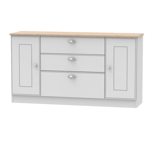Victoria Wide 2 Door 3 Drawer Unit 