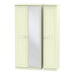 Warwick 3 Door Mirrored Wardrobe