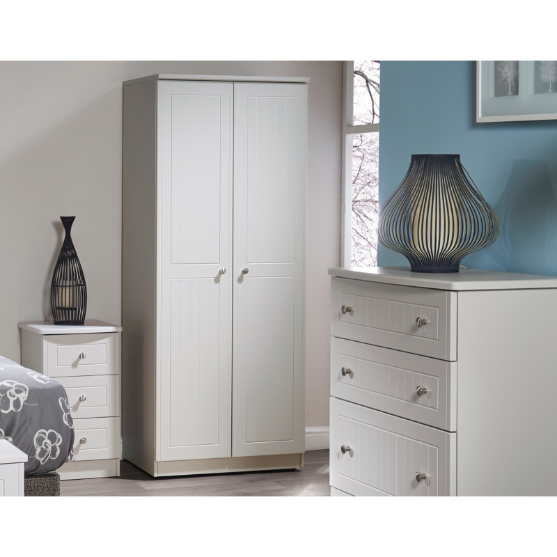 Warwick 2 Door Mirrored Wardrobe