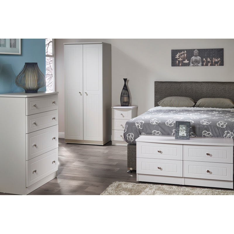 Warwick 2 Door Mirrored Wardrobe