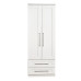 York Tall 2 Drawer Wardrobe York Tall 2 Drawer Wardrobe