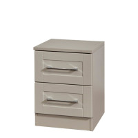 York 2 Drawer Bedside