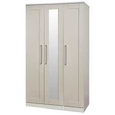 York Tall 3 Door Mirrored Wardrobe