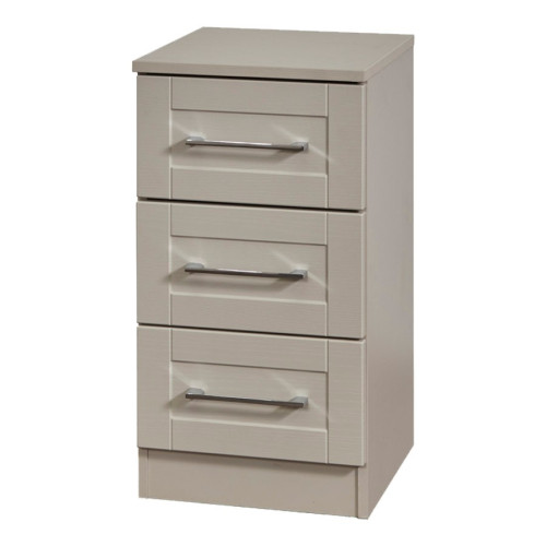 York 3 Drawer Bedside
