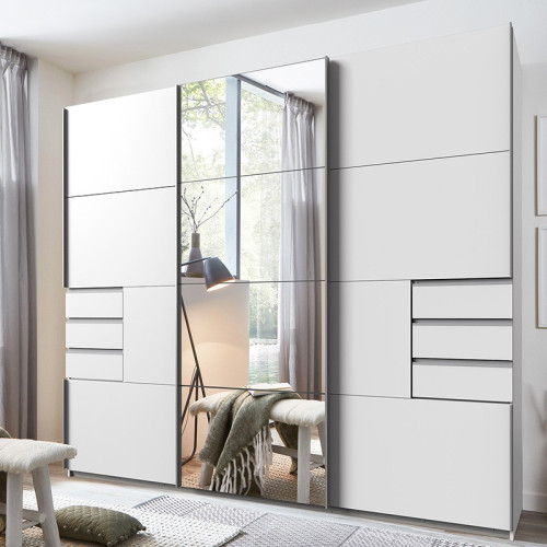 Cologne White 273cm Sliding Wardrobe