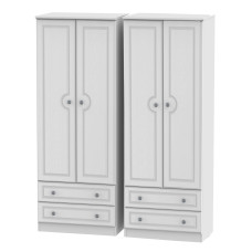 Pembroke 4 Door 4 Drawer Wardrobe