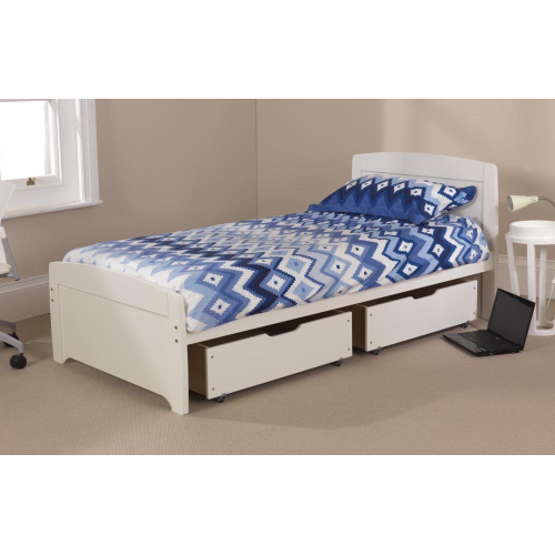 Rainbow Bed Frame White from