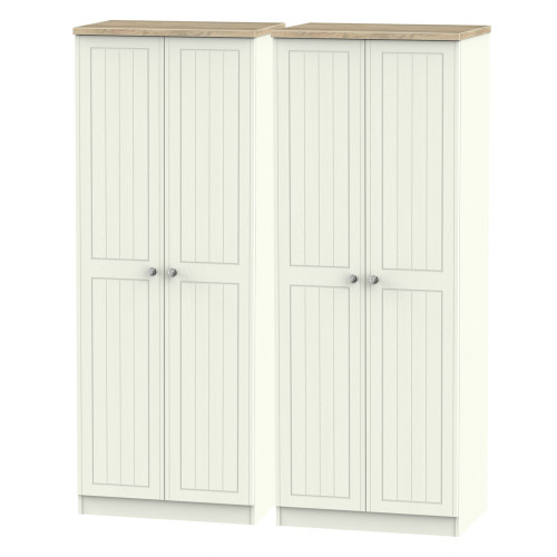 Rome Standard 4 Door Wardrobe