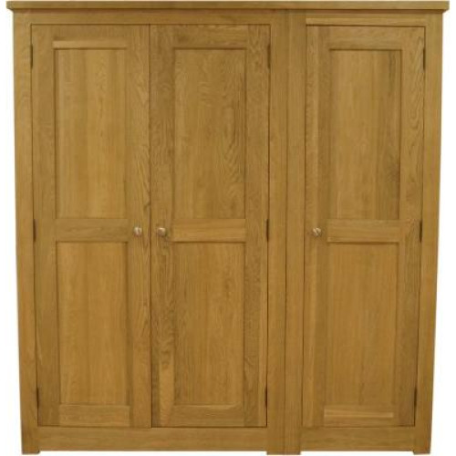 Torino Oak 3 Door Wardrobe