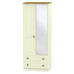 Warwick 2 Drawer Mirrored Wardrobe