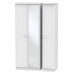 Warwick 3 Door Mirrored Wardrobe