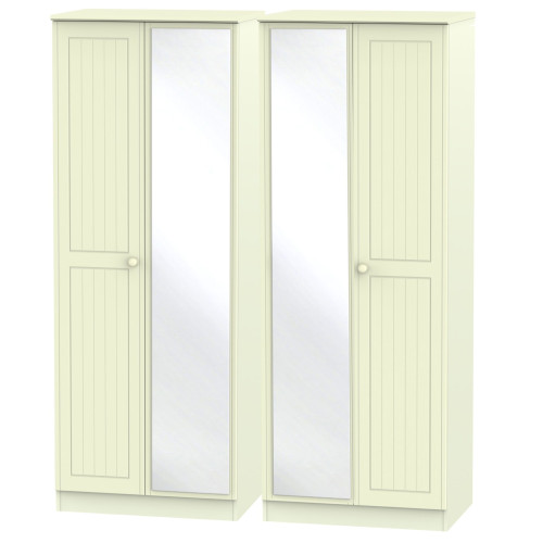 Warwick 4 Door Mirrored Wardrobe Warwick 4 Door Mirrored Wardrobe