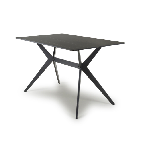 Timor 1.2m Black Dining Table Timor 1.2m Black Dining Table