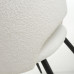 Atlanta Boucle White Dining Chair
