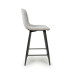 Lichfield Boucle Smoke Grey Bar Stool