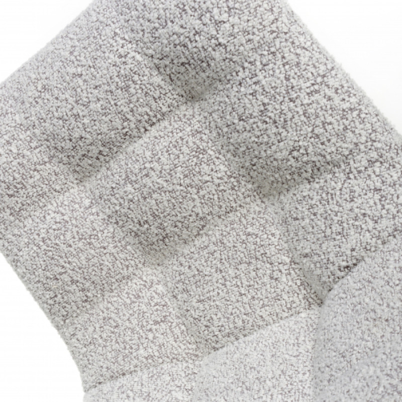 Lichfield Boucle Smoke Grey Bar Stool