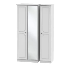 Pembroke Tall 3 Door Mirrored Wardrobe
